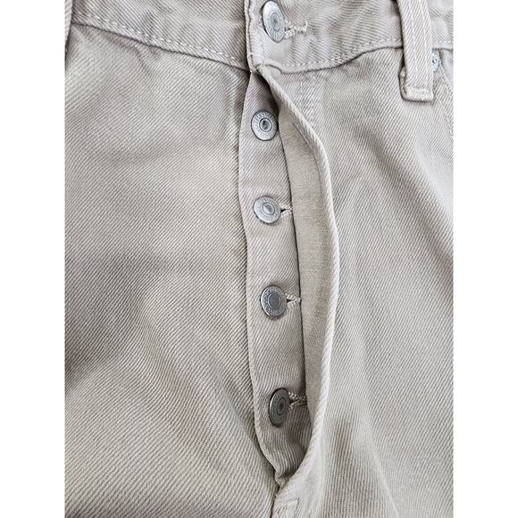 Vintage Levi's 501 XX Button Fly Denim Jeans Size W36 L30 Tan Straight Cotton - Picture 4 of 15